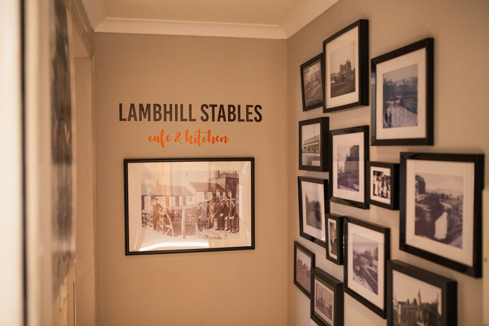 café & kitchen at Lambhill Stables